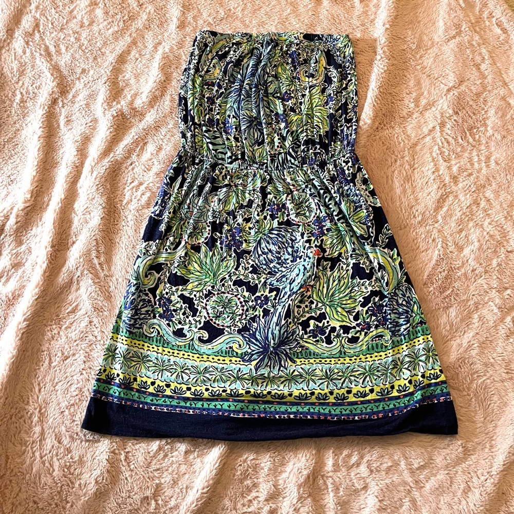 Lilly Pulitzer size small tube top dress or swim coverup